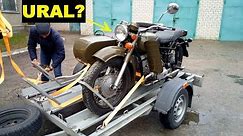 Ural (Dnepr) MT16 First review. My new motorcycle with sidecar.