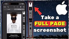 How to Take a FULL PAGE Screenshot on your iPhone or iPad (EASY)