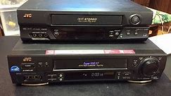 Awesome JVC HR-S3600U S-VHS ET VCR and JVC HR-A592U