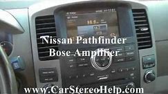Nissan Pathfinder Amplifier Removal and Replacement = Car Stereo HELP