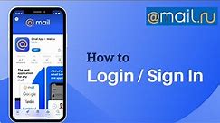 Login Mail.ru - Email App | Sign In to Mail.ru Account