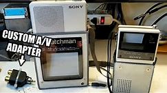 Sony Watchman FD-40A ("Flat" CRT from 1985)
