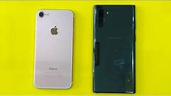 iPhone 7 vs Samsung Galaxy Note 10