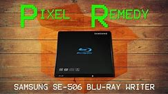 Unboxing Samsung SE-506 Slim Portable Blu-ray Writer + AV Connectivity note