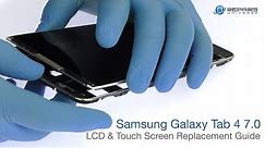 Samsung Galaxy Tab 4 7.0 LCD & Touch Screen Replacement Guide - RepairsUniverse