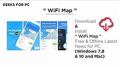 WiFi Map: How To Download And Install WiFi Map for PC, Windows, and Mac – Download