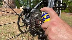 WD40 to Lubricate Your Bike Chain