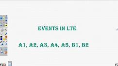Events in Lte