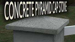 Concrete Pyramid Cap Stone