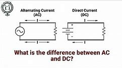 What is the Difference between AC and DC Current? |Basic Electricity