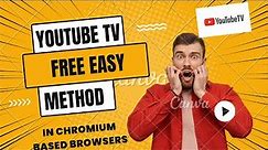 Get YouTube TV on your PC or Laptop for FREE no cost to buy smart tv!