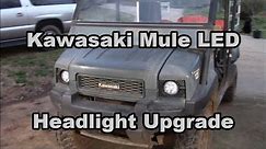 Kawasaki Mule 4010 LED headlight upgrade