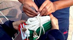 How to tie NATIONAL FLAG