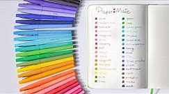 Paper Mate Flair Pens Names and Swatches