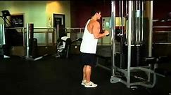 Triceps - Triceps Pushdown - V-Bar Attachment Exercise Guide
