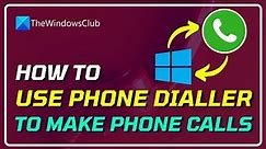 How to make Phone Call from Computer free using dialer.exe ☎️📞