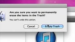 How to Uninstall iTunes : iTunes Basics