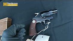Colt Detective Spec. .38 Special CTG Snubnose Revolver Lot 183 Selling March 9th.
