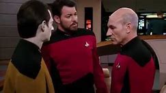 Picard and Riker's shouting match