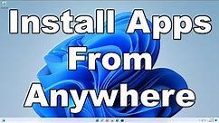 How To Install And Allow Apps From Anywhere | Windows 11 | A Quick & Easy Guide