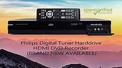Philips DVD Recorder With Built-in Hard Drive 160 GB HDD DVD Recorder PLUS A DIGITAL TUNER DVDR3576H