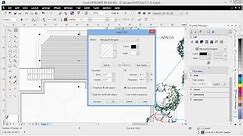 Vector hatch fill tools in Corel DESIGNER