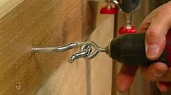 How to Install Screw Hooks Fast [VIDEO] | Today’s Homeowner