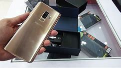 Samsung Galaxy S9 plus Sunrise Gold color