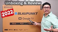 Blaupunkt QLED TV Unboxing and Review | Blaupunkt QLED TV with Google TV, Dolby Vision and 550 NITS