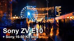 Sony ZV E10 | 16-50mm Kit Lens | Low Light Video Test