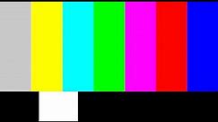 Television Color Bars Test Pattern NTSC HD PAL