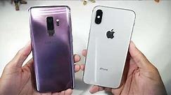 Samsung Galaxy S9 + VS iPhone X In 2021! Comparison Which Older Flagship Aged Better?