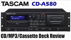 New TASCAM CD-A580 CD/MP3/cassette deck review