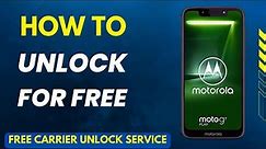 Unlock Motorola Moto G7 Play - How to unlock Motorola Moto G7 Play