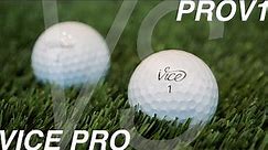 Vice Pro VS Titleist ProV1 // Can you save money on premium golf balls?