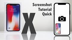 iPhone X - How to take a Screenshot / Picture of the Screen on the iPhone 10