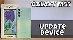Samsung Galaxy M55 How to install Software Update || Update Device
