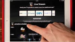 WATCH ABC Review - ABC app for streaming video on iPad