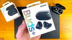 Samsung Galaxy Buds+ (Black) Unboxing & First Impressions!