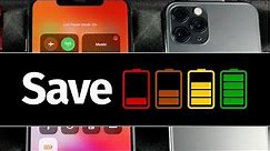 How to Save Battery on iPhone 11 Pro