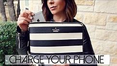 Kate Spade Charging Purse from Everpurse: Charge Your Phone The Stylish Way