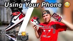 HOW TO TAKE COOL PICTURES OF YOUR SNEAKERS!! (using your Phone)