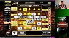 Deal or No Deal Slingo LIVE slot machine play & BONUS [Online Gambling with Jersey Joe # 39]