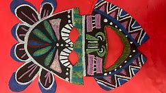 African mask art project for kids