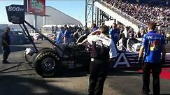 NHRA Top Fuel Dragster Starting Up
