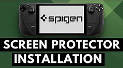 Spigen Steam Deck Glass Screen Protector Installation Guide