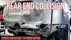 Toyota RAV4 Rear-End Collision Repair: From Start to Finish