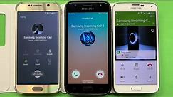 Samsung Galaxy S5 vs S6 vs J3 2017 Incoming & Outgoing Calls + Call Waiting + Conference Call