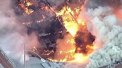 Crews battle fire at commercial building in DTLA | ABC7