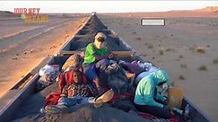 The longest train in the world in Sahara Desert. Amazing Journey!